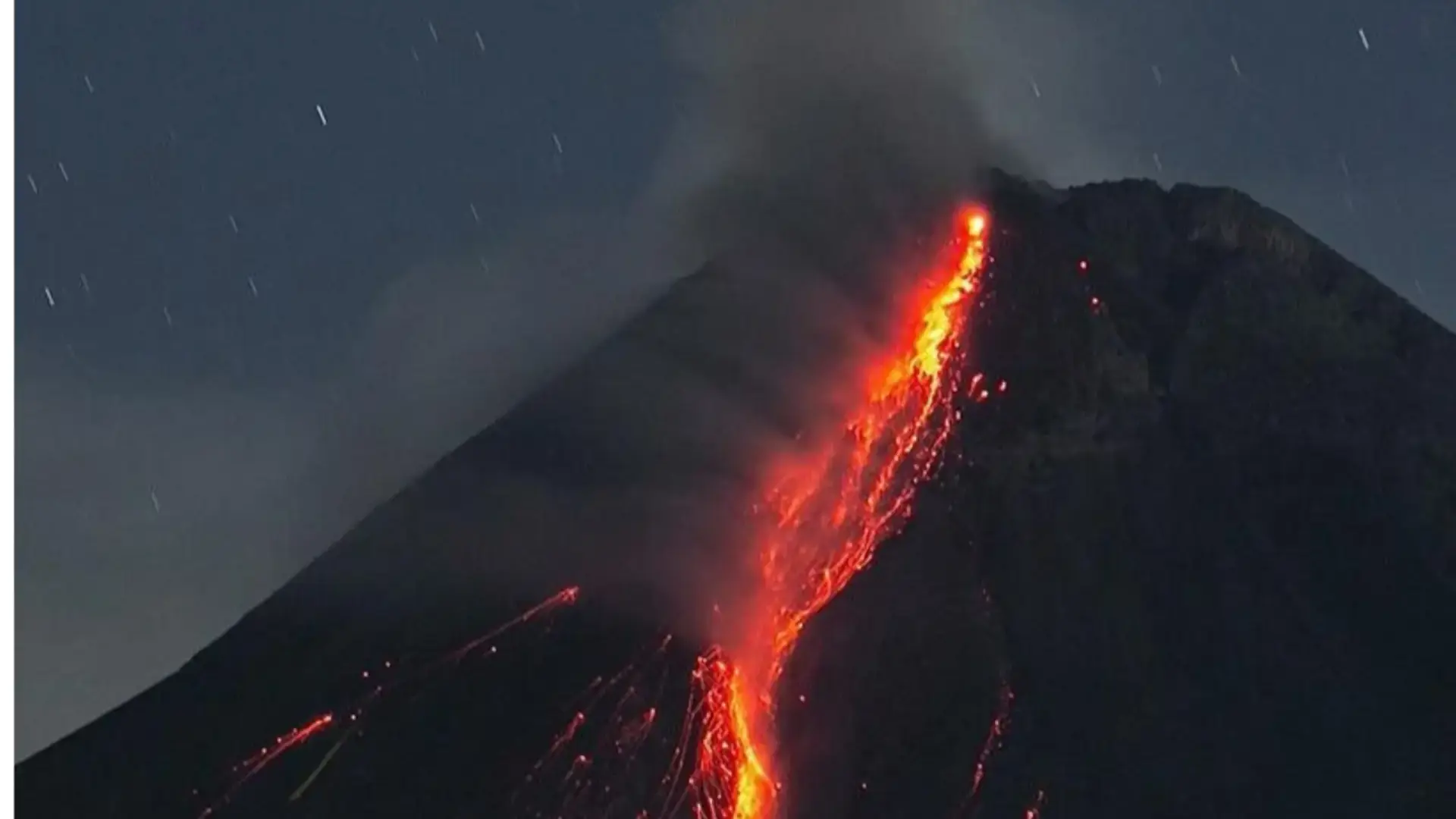Merapi Volcano Lava View